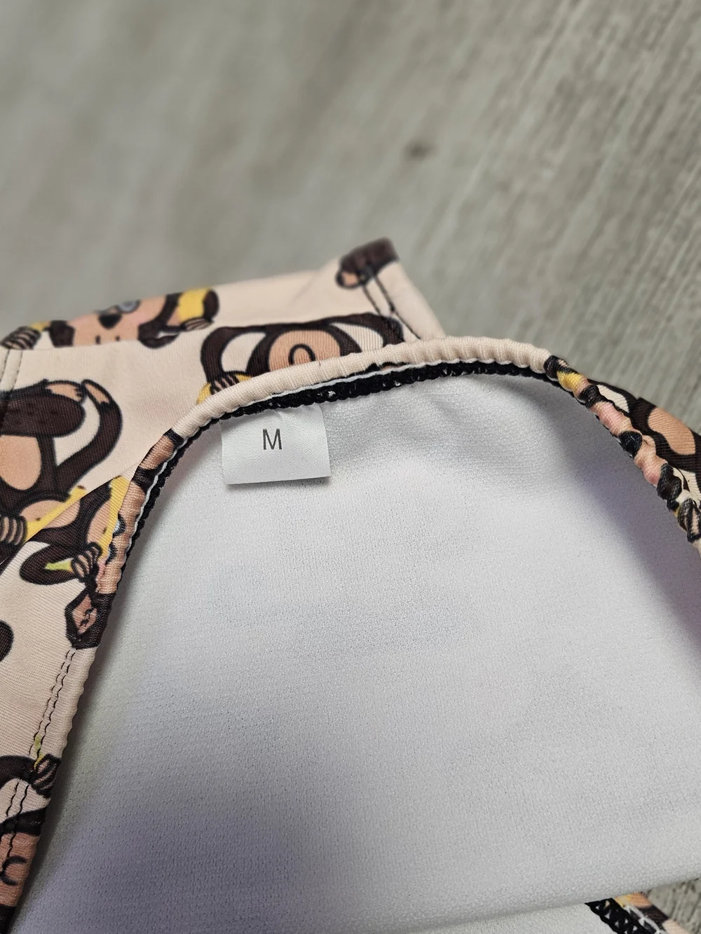 Womens Playful Monkey Print Bikini Bottoms Monkey Bikini Banana Bikini Medium - Picture 4 of 6